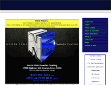 Tablet Screenshot of northsidepowdercoating.com
